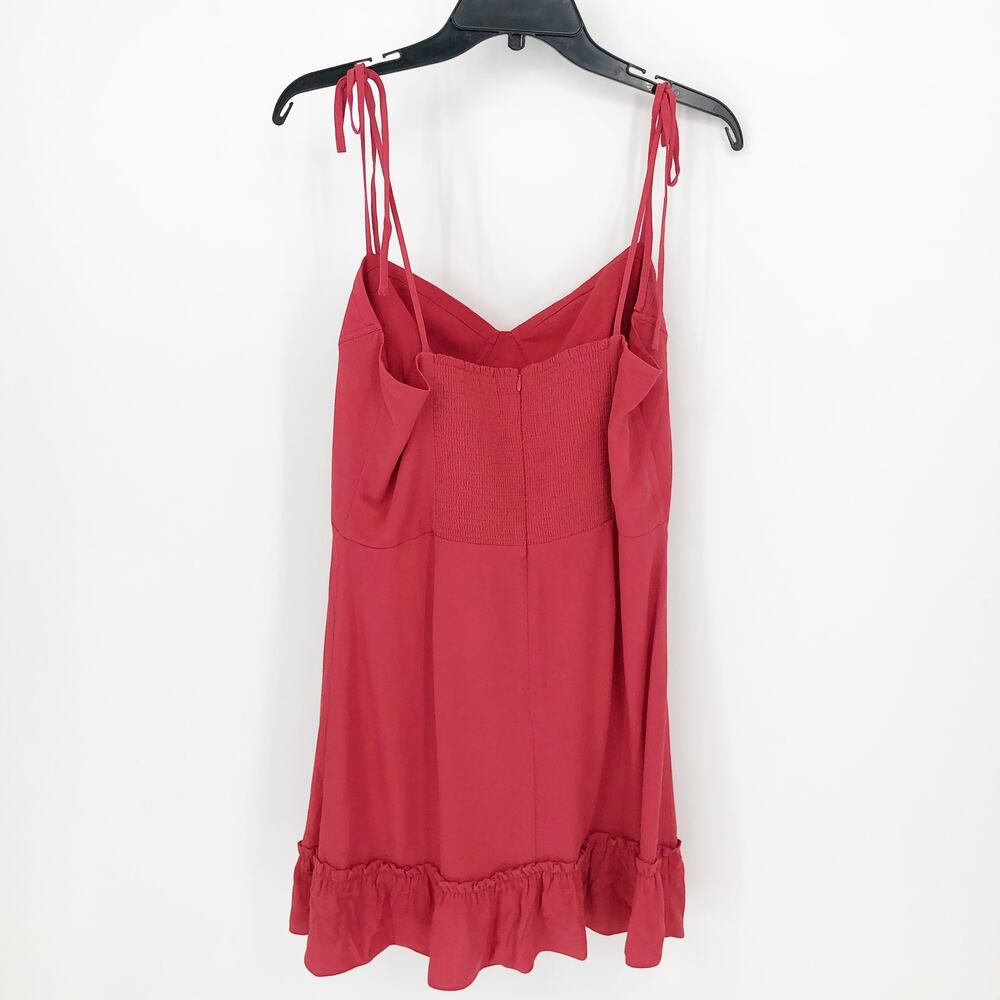 Sunday Best Women's Maxwell Dress Large Bustier Ruffle Smocked Adjustable Ties - Picture 7 of 10